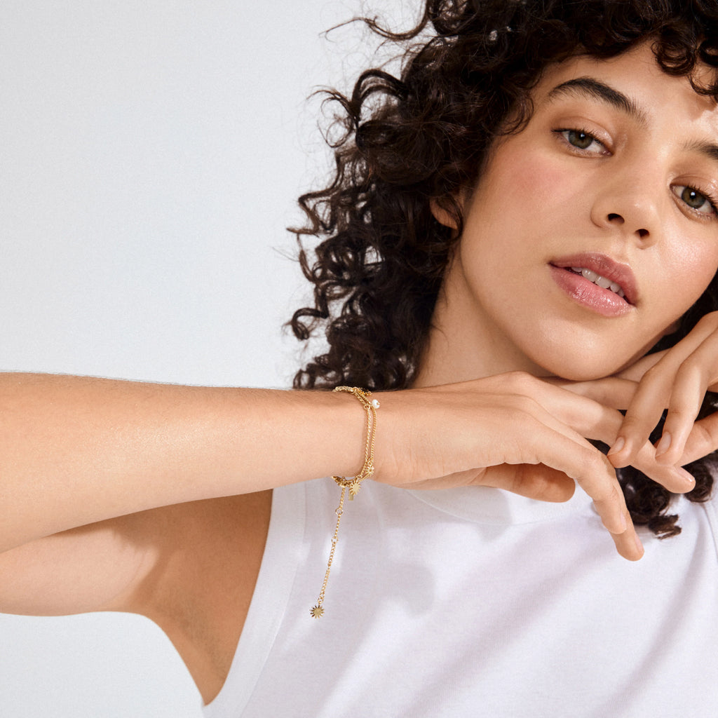 Prism Gold Plated Bracelet – Silver Lotus Winnipeg