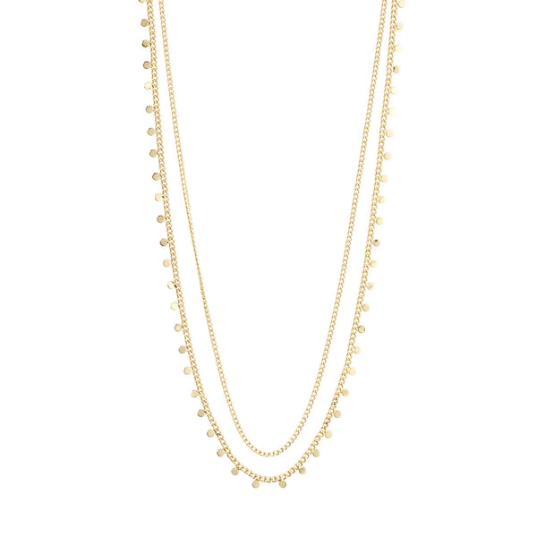 Bloom Gold Plated 2-in-1 Necklace Set