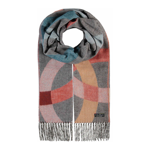 Colourful Circles Oversized Cashmink Scarf