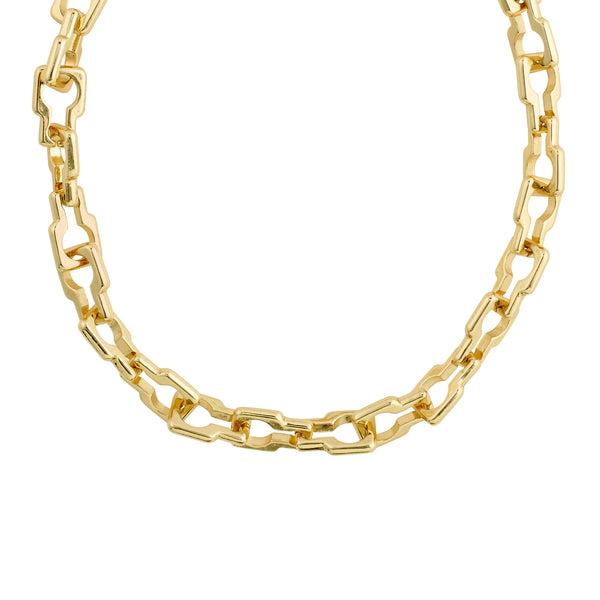Live Gold Plated Keyhole Chain Necklace