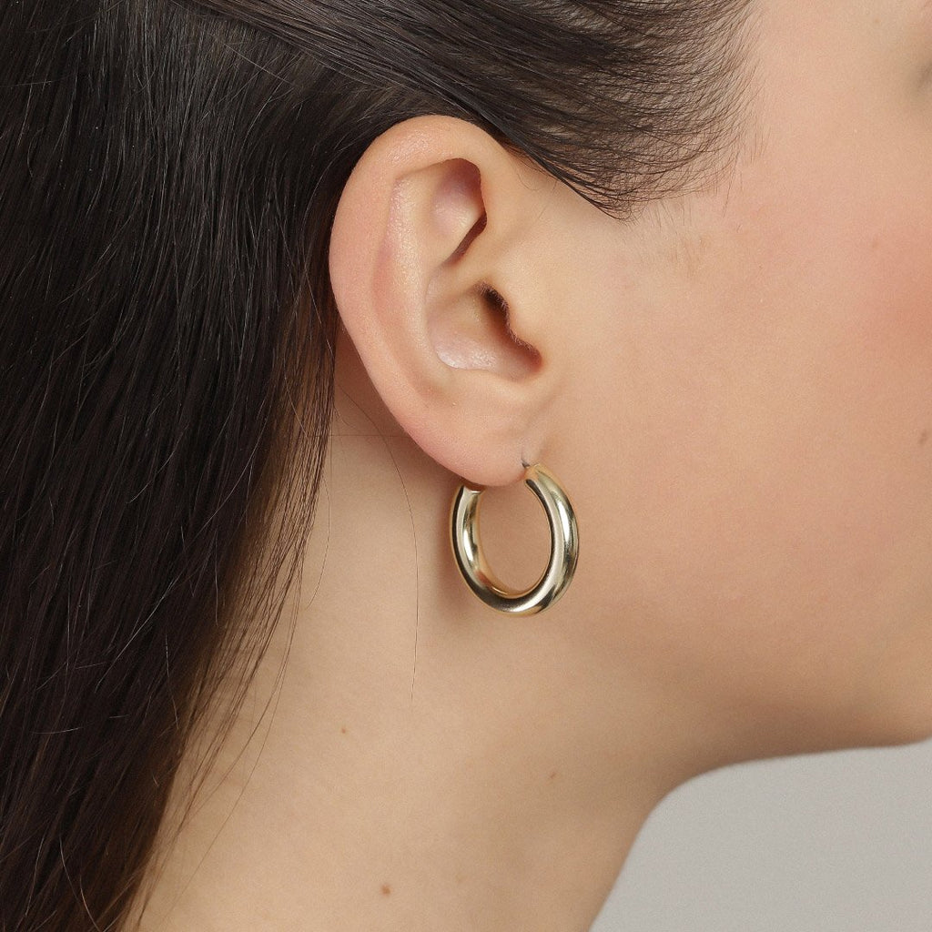 Gold Maddie Hoops