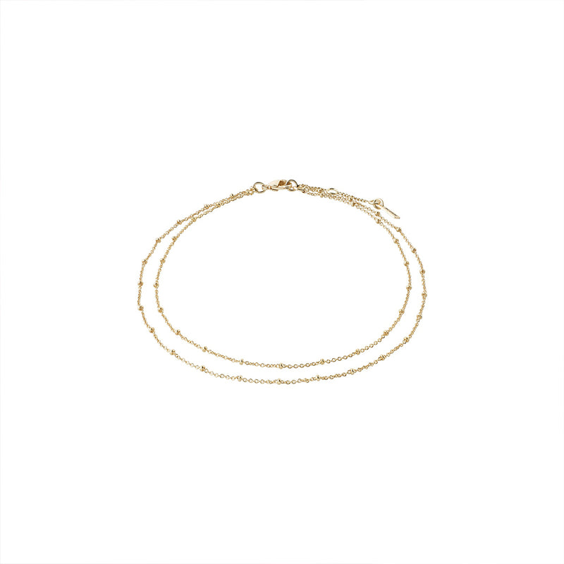 Elka Gold Plated Ankle Chain