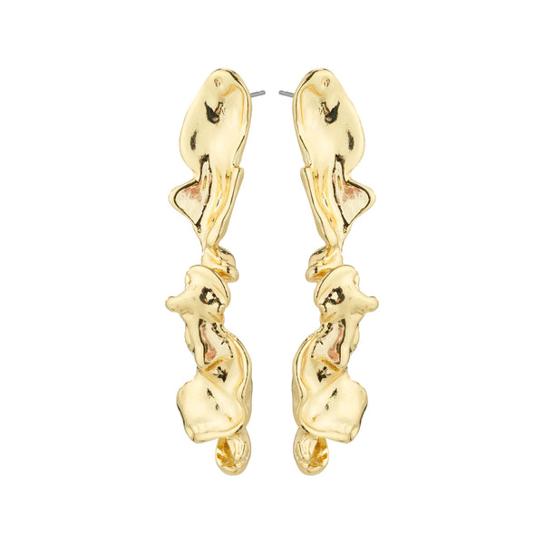 Pulse Gold Plated Earrings
