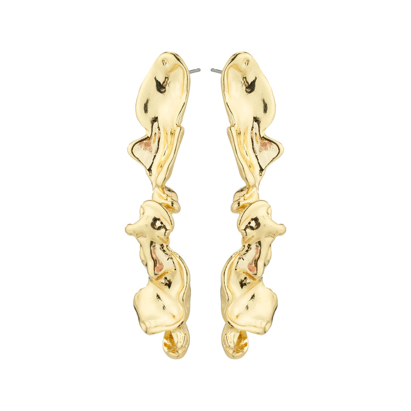 Pulse Gold Plated Earrings