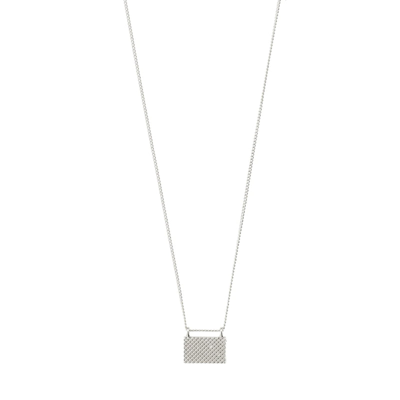 Pulse Silver Plated Necklace