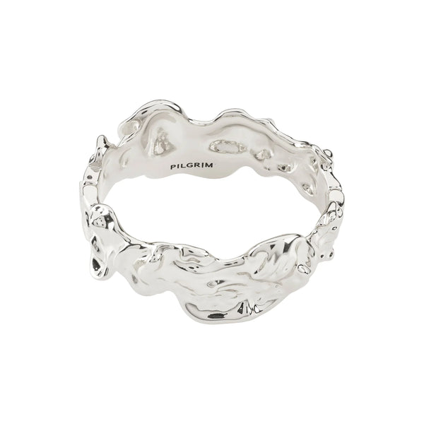 Pulse Silver Plated Statement Bangle