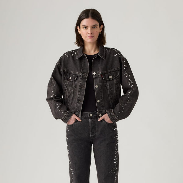 Shrunken '90s No Pleat - Bejeweled Trucker