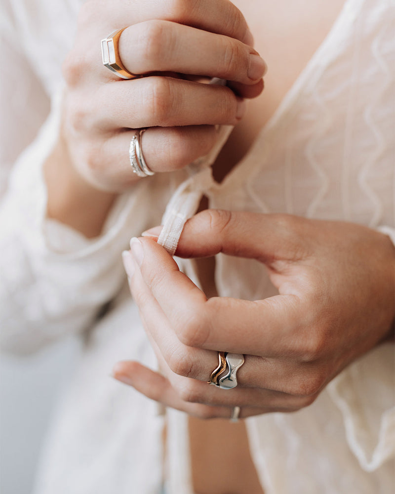 Silver Corva Ring