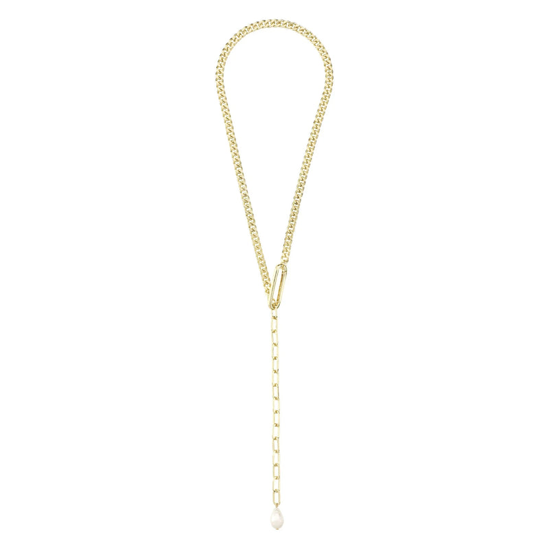 Heat Gold Plated Chain Necklace