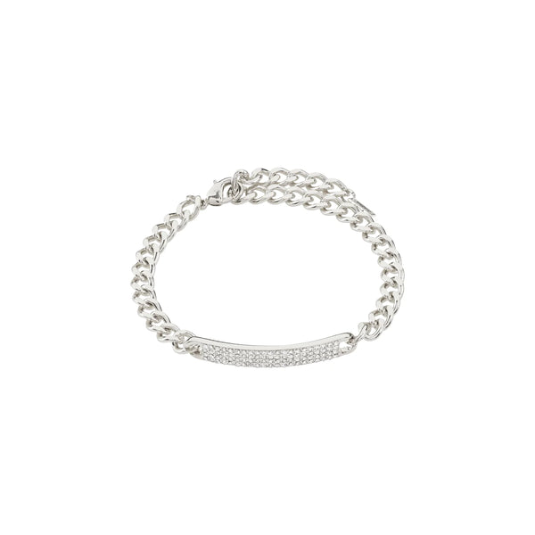 Heat Silver Plated Crystal Bracelet
