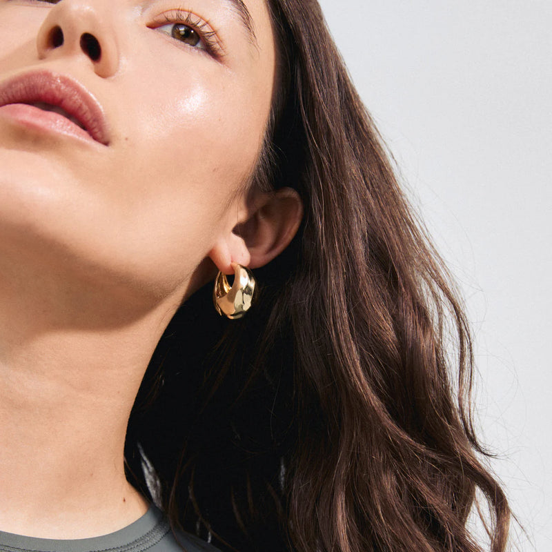 Believe Gold Plated Earrings