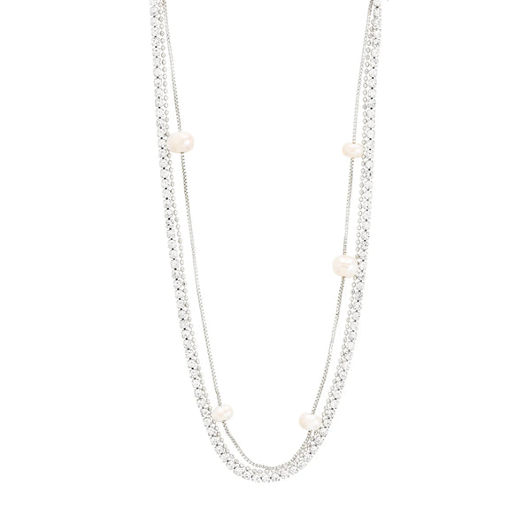 Starlight Silver Plated 3-in-1 Necklace Set