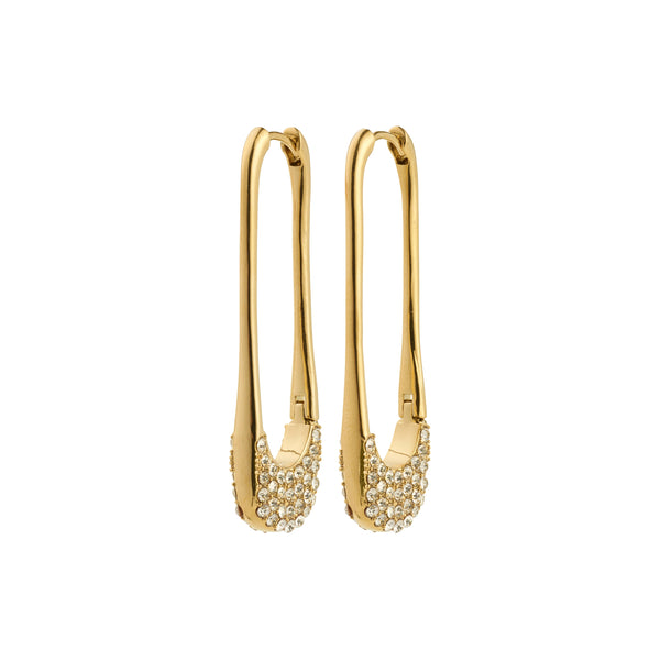 Instant Gold Plated Crystal Earrings