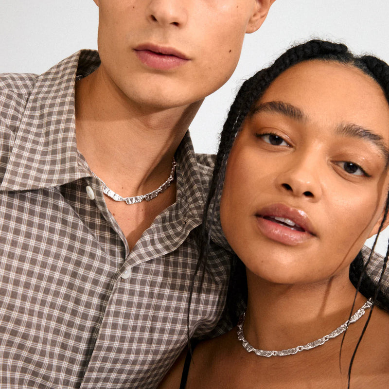 Instant Silver Plated Chain Necklace