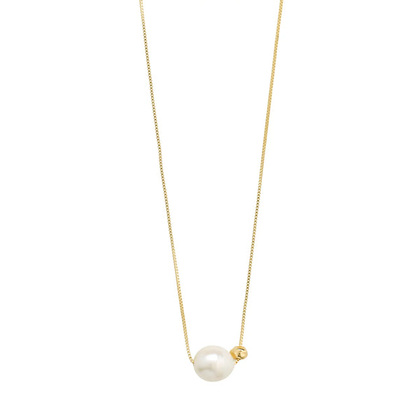 Trust Gold Plated Pearl Necklace