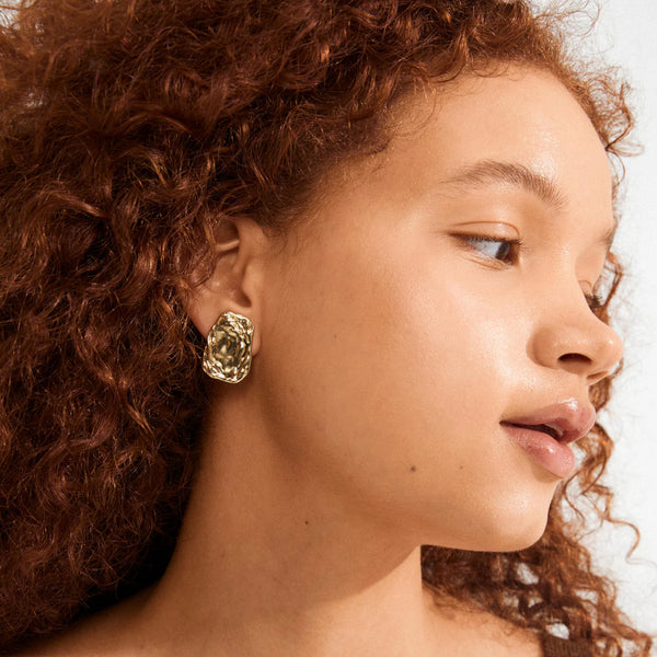 Shift Gold Plated Studs