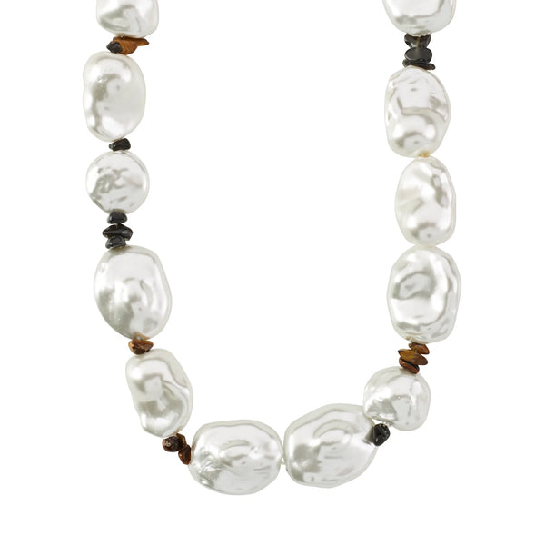 【CHIEKO+】rhythm pearl necklace Rhythm Gold Plated Pearl Necklace – Silver Lotus Winnipeg