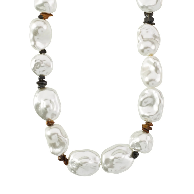 Rhythm Gold Plated Pearl Necklace