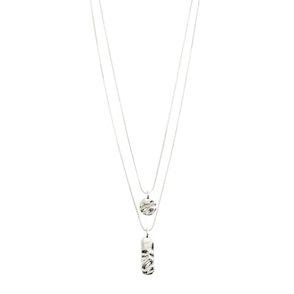 Blink Silver Plated 2-in-1 Necklace