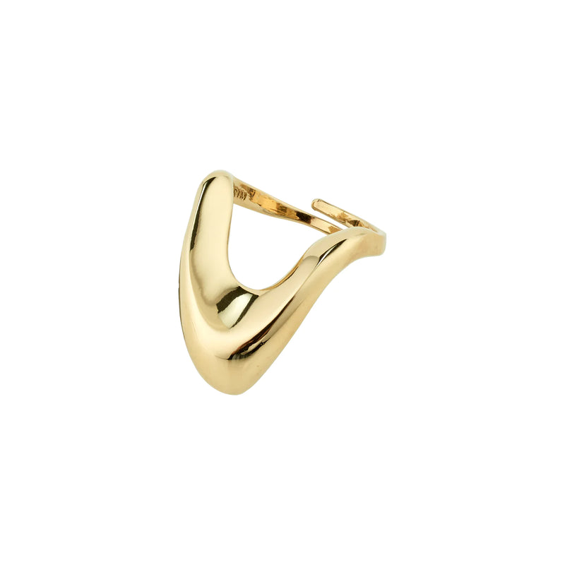 Cloud Gold Plated Ring