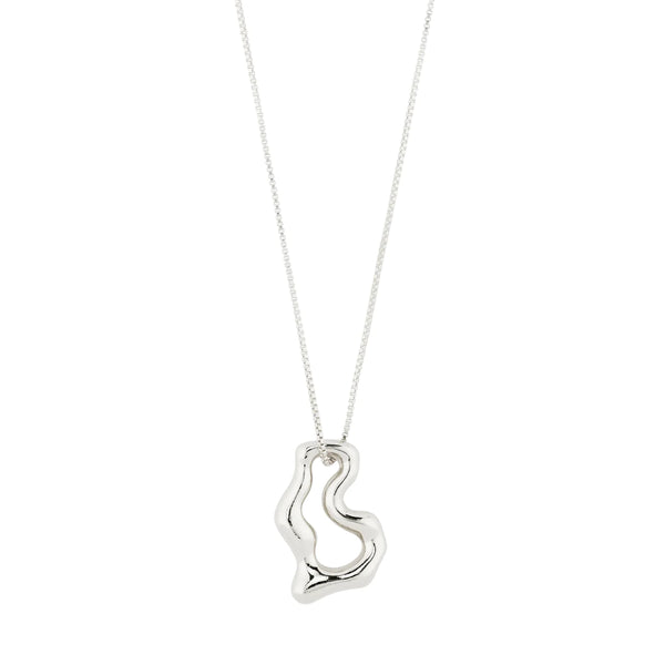 Cloud Silver Plated Necklace