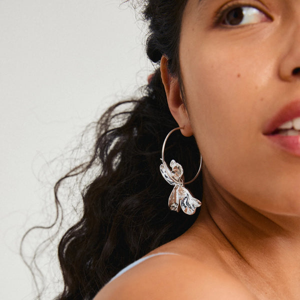 Dream Silver Plated Hoops