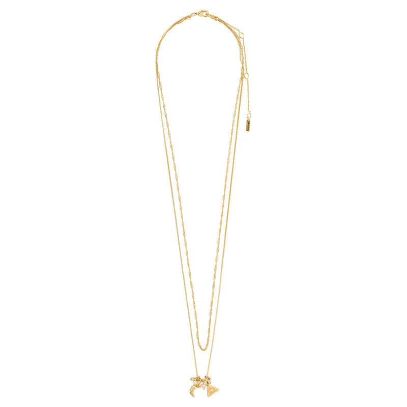 Between Gold Plated Necklace
