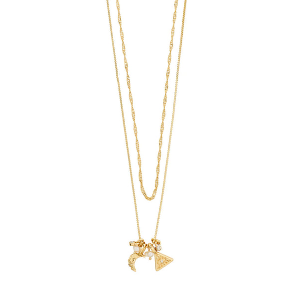 Between Gold Plated Necklace
