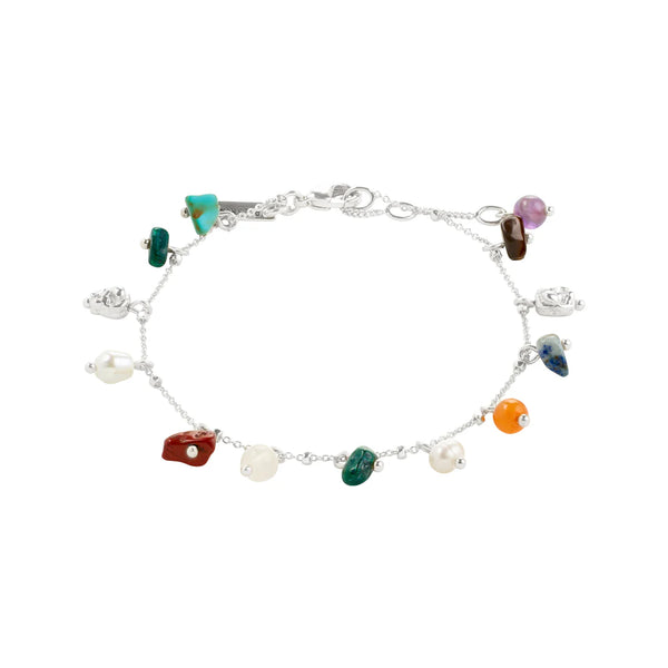 Between Silver Plated Bracelet