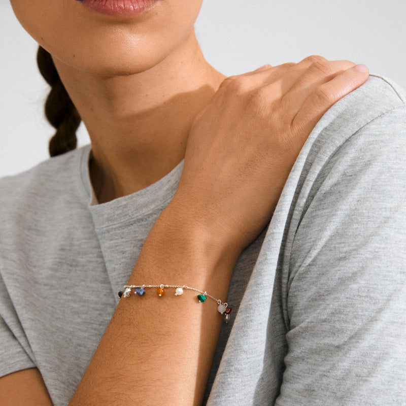Between Silver Plated Bracelet