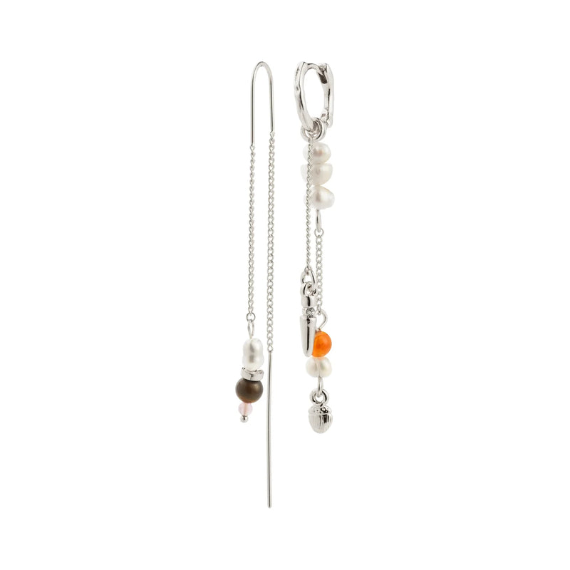 Between Silver Plated Earrings