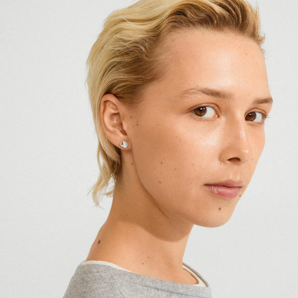 Sense Silver Plated Studs