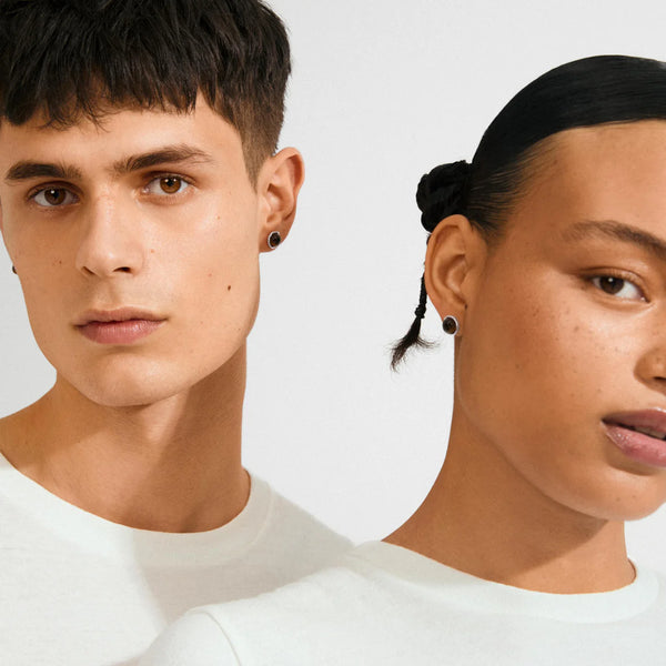 Sense Silver Plated Tigers Eye Studs