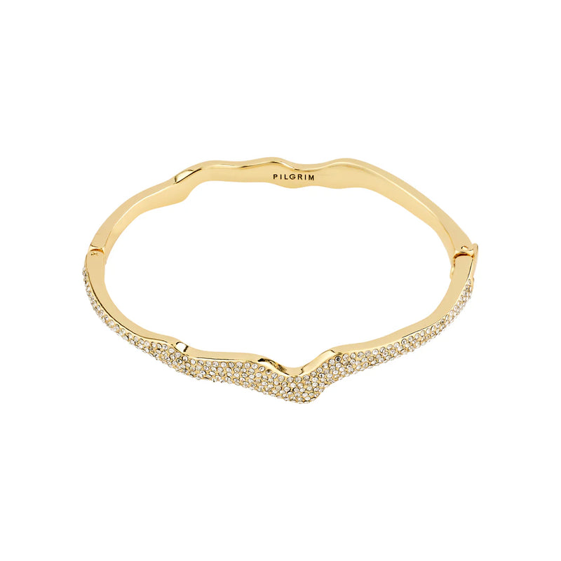 Connect Gold Plated Crystal Bracelet