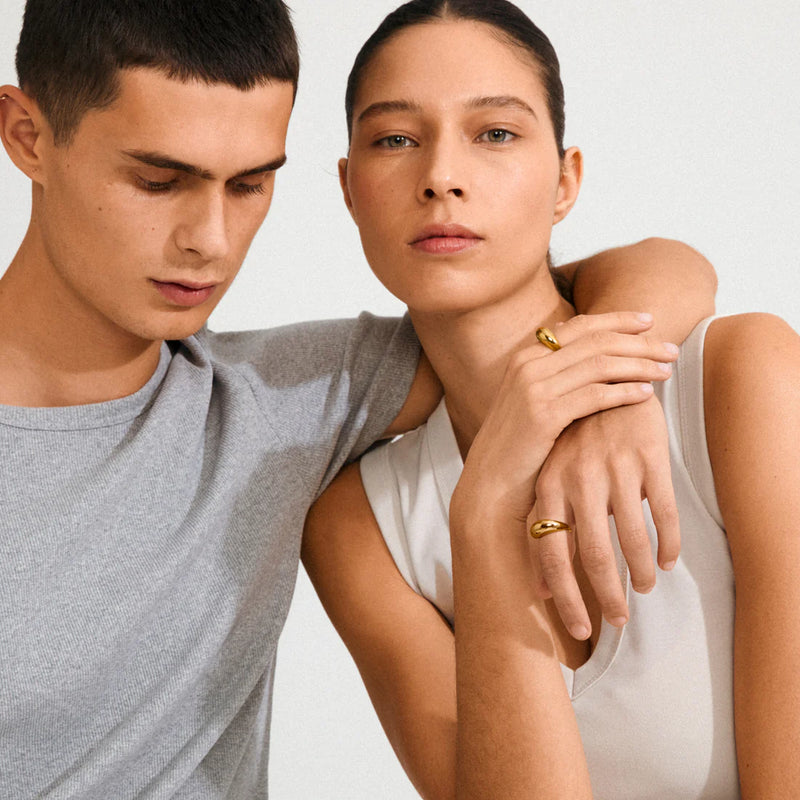 Phase Gold Plated Ring
