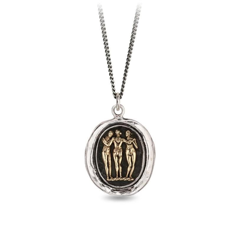 Three Graces 14K Gold on Silver - Limited Edition