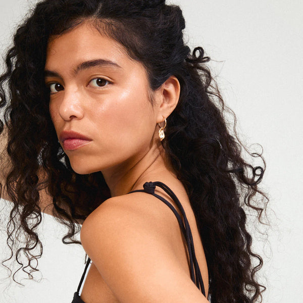 Breeze Gold Plated Hoops