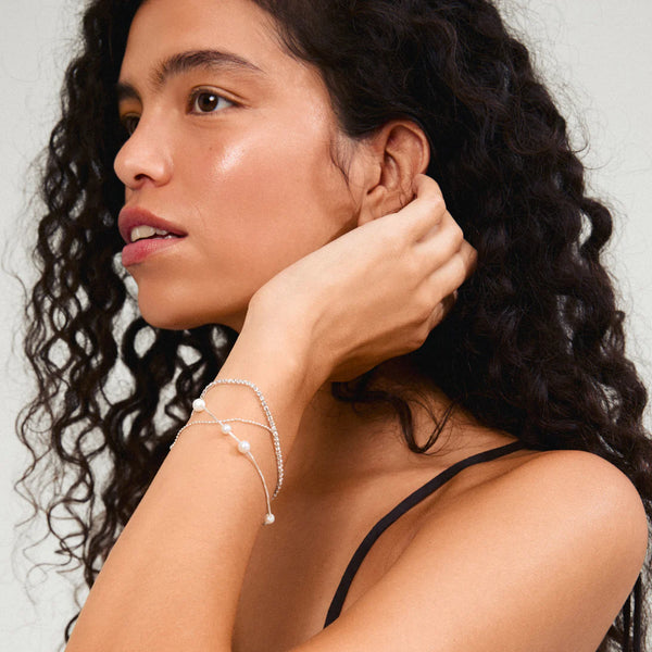 Breeze Silver Plated Bracelet