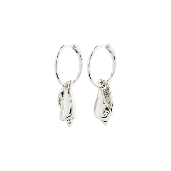 Breeze Silver Plated Hoops