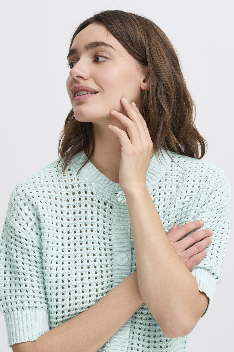 Magio Short Sleeve Cardigan