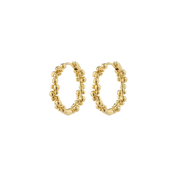 Solidarity Medium Gold Plated Hoops