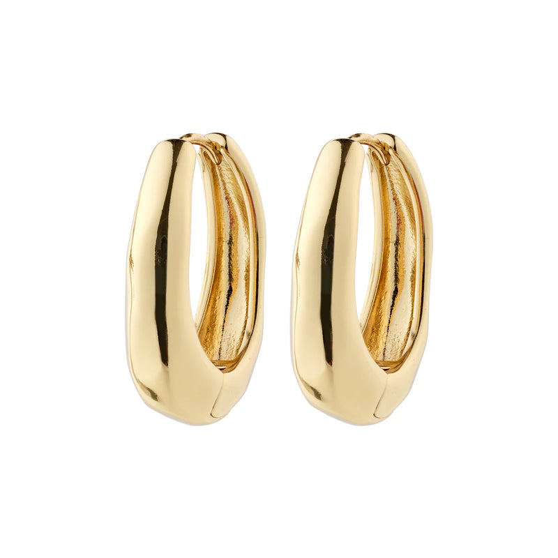 Asher Gold Plated Hoops