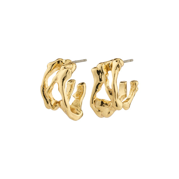 Fotini Gold Plated Hoops