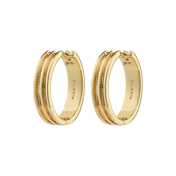 Bennett Gold Plated Hoops