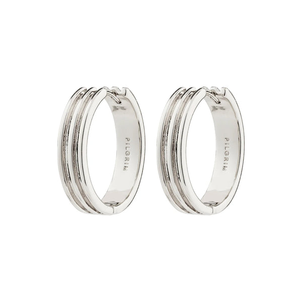 Bennett Silver Plated Hoops
