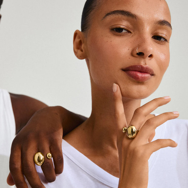 Alvin Gold Plated Ring