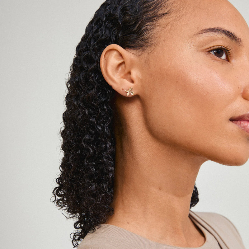 Aglaia Gold Plated Studs