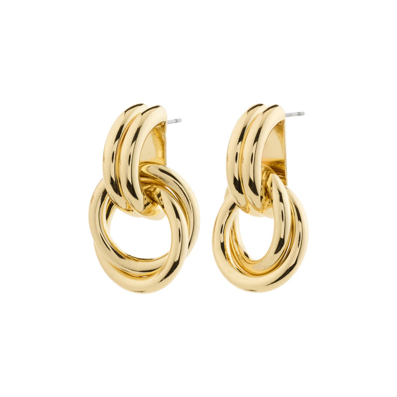 Agni Gold Plated Earrings