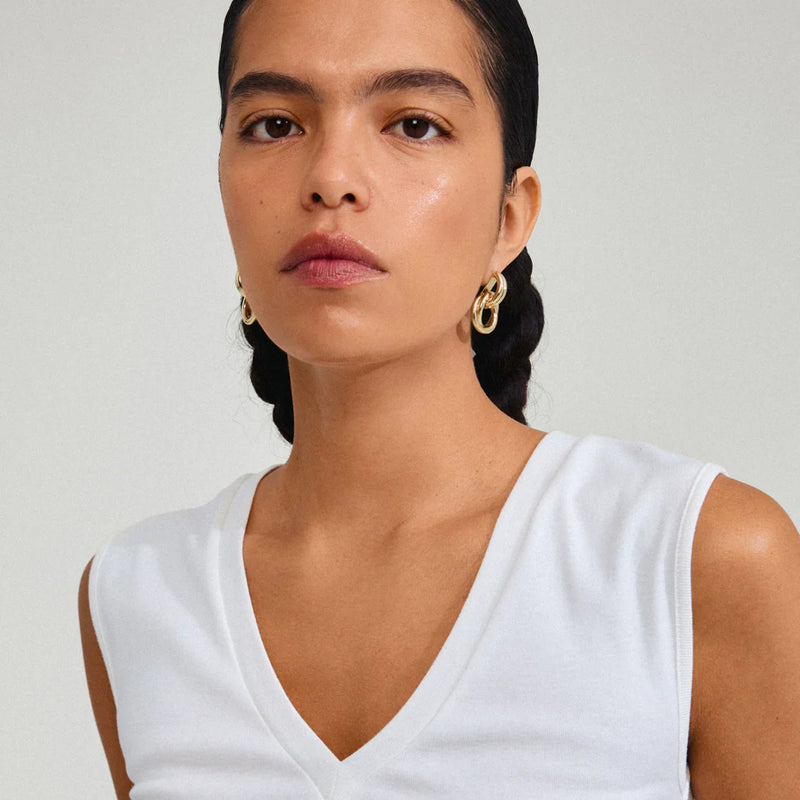 Agni Gold Plated Earrings