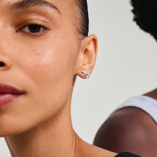 André Silver Plated Studs